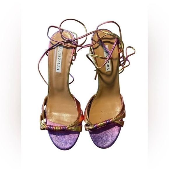 Aquazzura Leather D'Orsay Pumps Size 40 U.S Size 10 - Picture 4 of 14